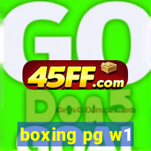 boxing pg w1